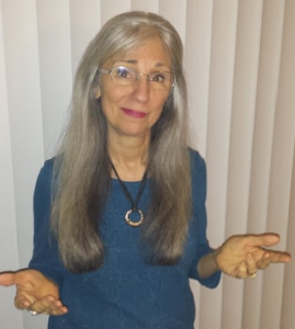 Long gray hair